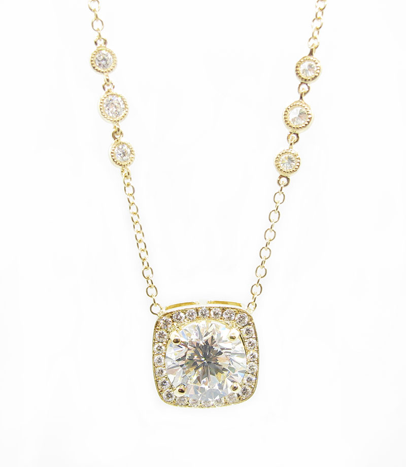 Diamond pendants and necklaces - princessjeweler